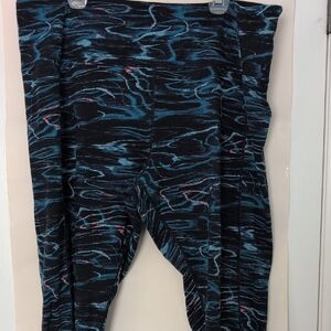 Tuff Athletics Black Leggings Size 2x